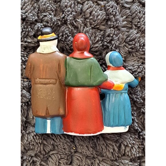 Vintage Dept 56 Christmas Carolers Figurine 2" Made Taiwan Holiday Collectible - Picture 5 of 7